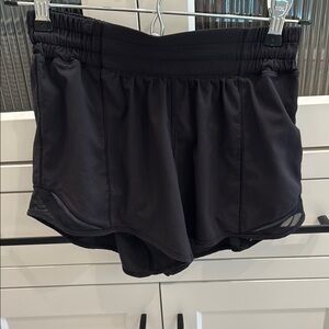 lululemon athletica Black Athletic Shorts gently worn in perfect condition